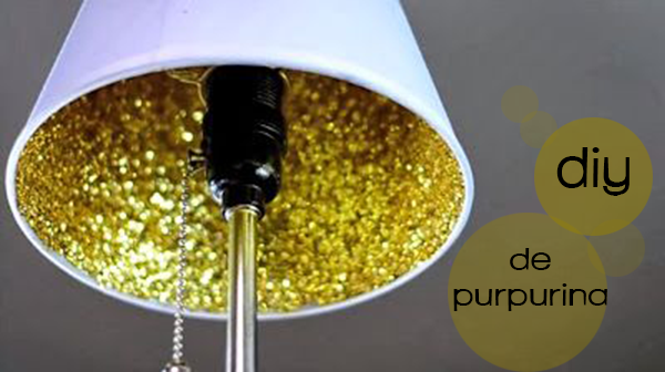 DIY glitter lamp - diy purpurina lampara