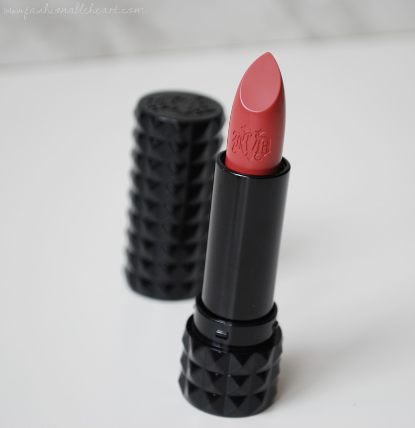 bbloggers, beauty blog, beauty blogger, kat von d, studded kiss, studded kiss creme, lipstick, og lolita, review, swatches, dusty rose, pink, drying, flaking, packaging, lasting power, influenster, influenster canada, sephora, sephora canada