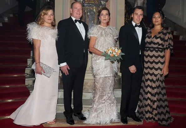 Princess Caroline wore Chanel dress from Spring Summer 2014 Haute Couture collection