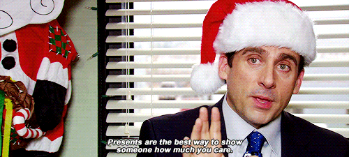 gif result for best funny christmas gif presents the office Steve Carrell