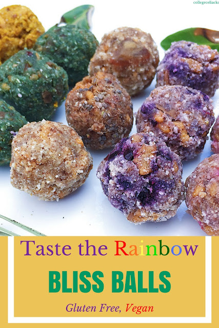 Taste the Rainbow Bliss Balls (Gluten Free, Vegan)