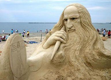 Sand Art Sculpture