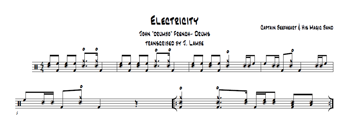 DRUM #%*!: ELECTRICITY!