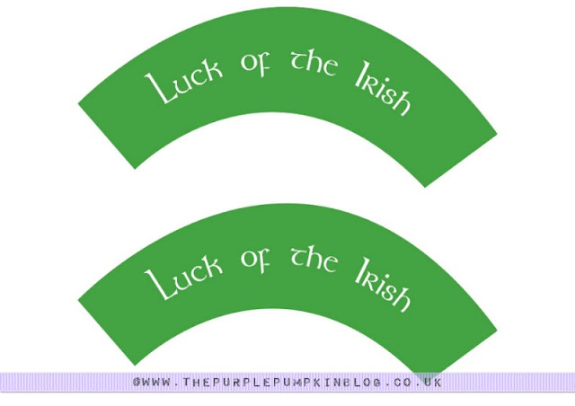 Luck of the Irish; St. Patrick's Day #Cupcake #Wrappers. Free Printable! Luck of the Irish; St. Patrick's Day #Cupcake #Wrappers. Free Printable!