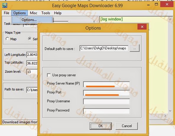 Easy Google Maps Downloader لتحميل خرائط قوقل على شكل صور HD