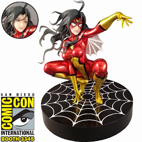 San Diego Comic-Con 2014 Exclusive Metallic Spider Woman Bishoujo Statue by Kotobukiya
