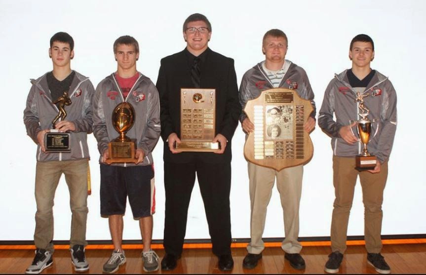 Cameron County PA News: Awards At CCHS Football Banquet