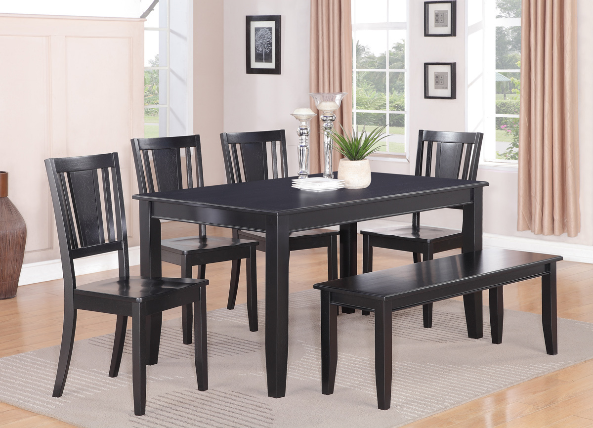 Black Dining Room Furniture Decorating Ideas, Black Dining Table Decor