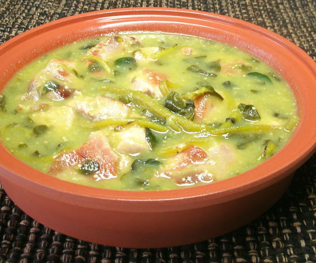 Featured Recipes for DiabeticsPurslane with pork with green sauce