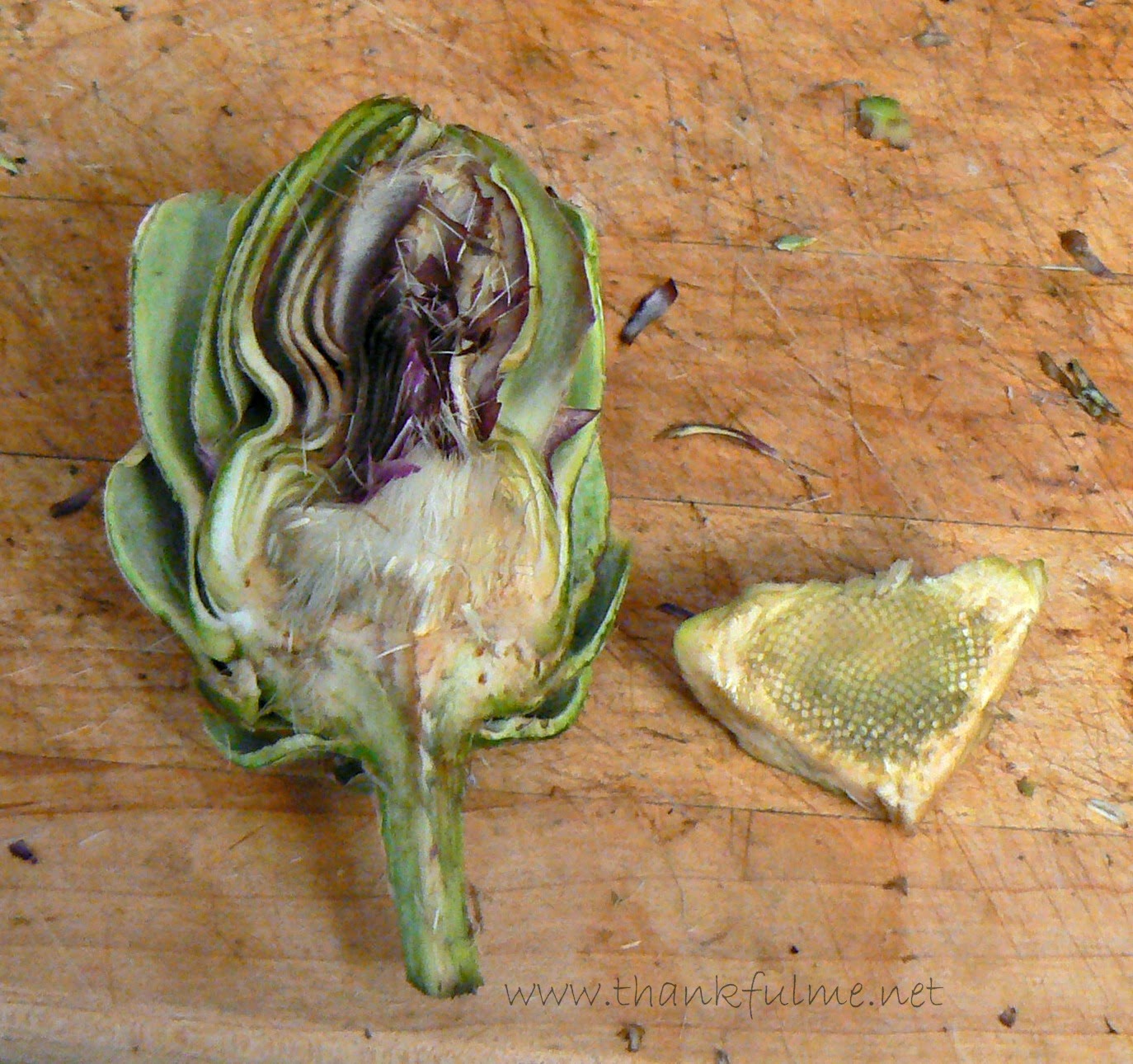 Monday Morning in the Kitchen Freezing Artichoke Hearts