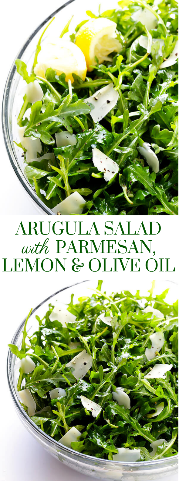ARUGULA SALAD WITH PARMESAN, LEMON AND OLIVE OIL #easysalad #vegetarian ARUGULA SALAD WITH PARMESAN, LEMON AND OLIVE OIL #easysalad #vegetarian