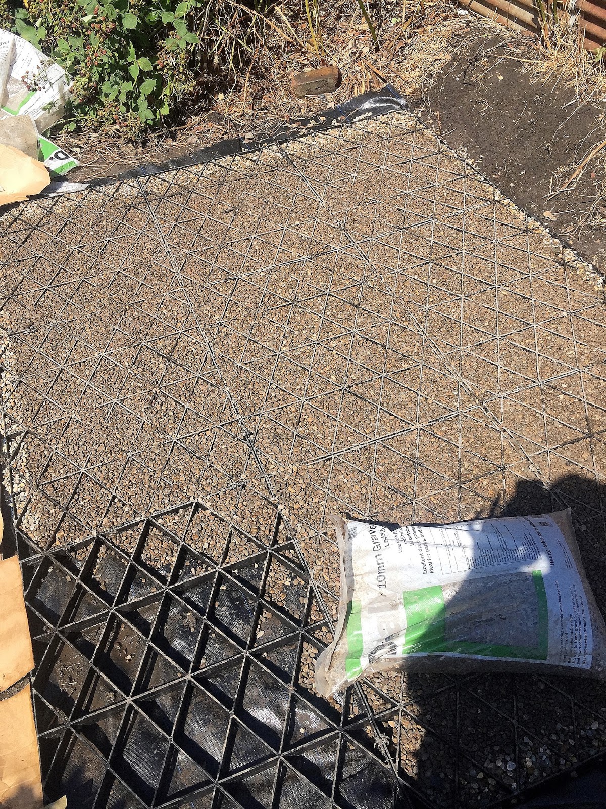 Allotment22 Building a Shed Base on an Allotment