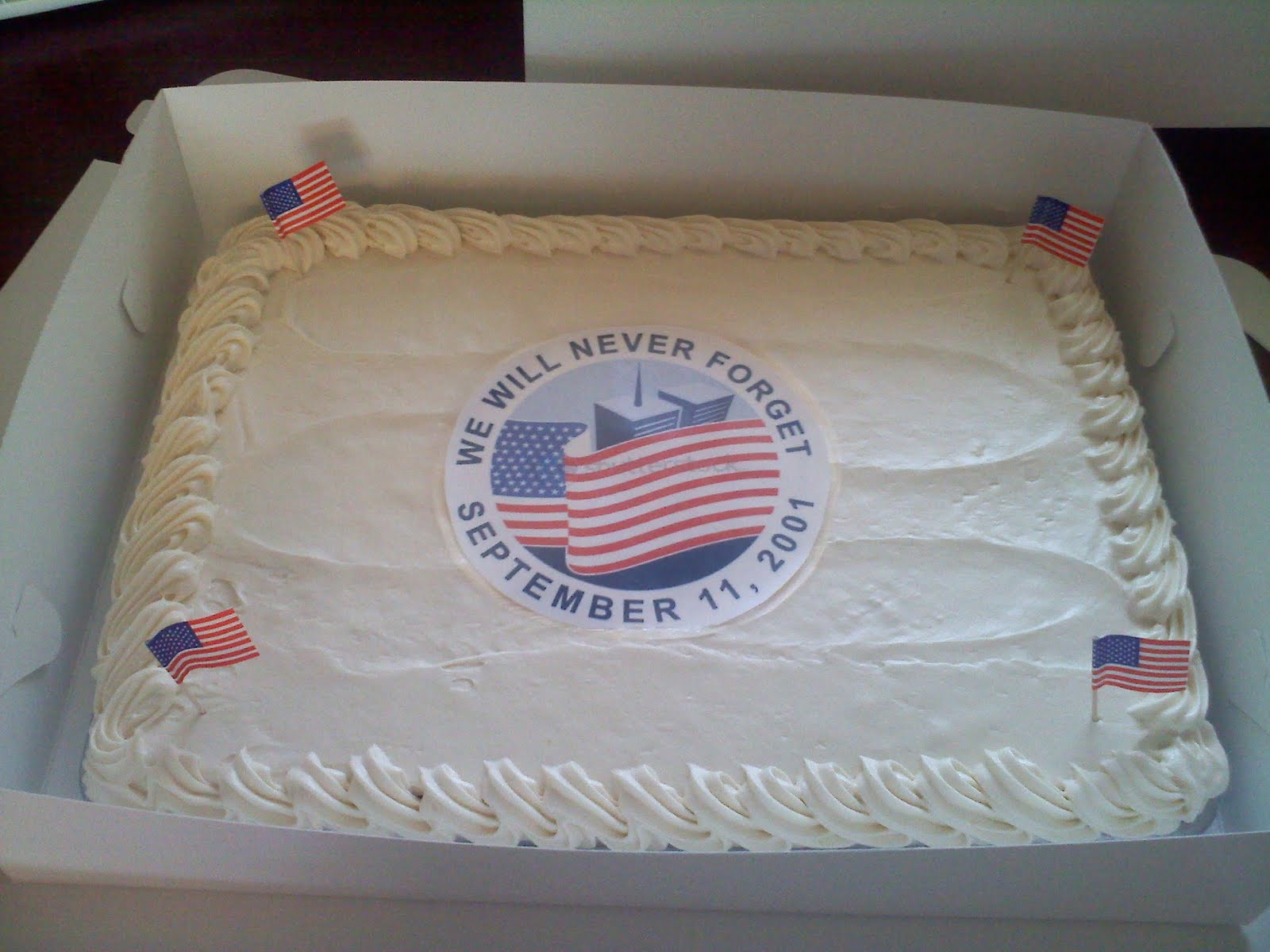 Pinky Promise Cakes: 9/11 sheet cakes