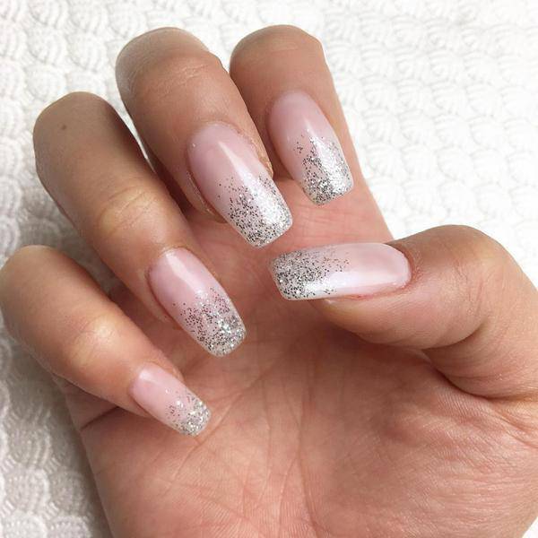 Glitter Coffin Nails Glitter Coffin Nails