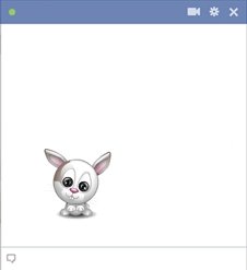 Bunny chat emoticon
