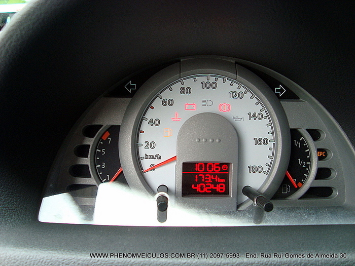 VW Gol Trend 1.0 Flex 2008 4 Portas - interior - painel de instrumentos