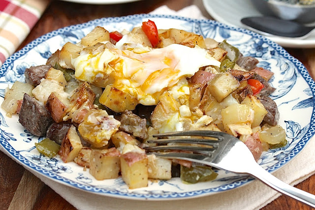 Sheet Pan Home Fries with Steak and Eggs Sheet Pan Home Fries with Steak and Eggs