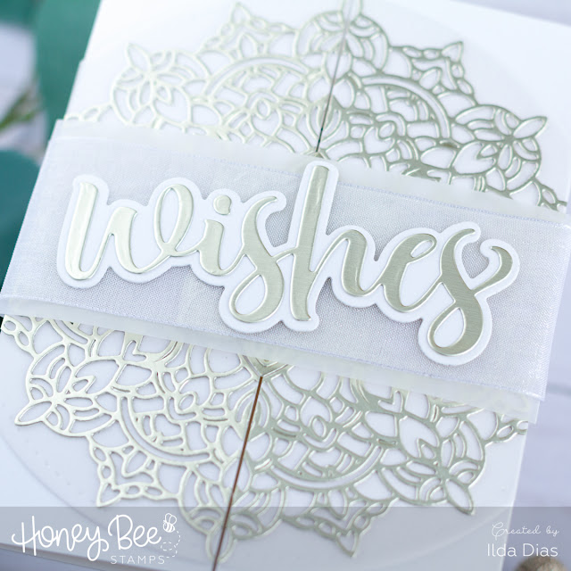 Mandala Gatefold Wedding Wishes Card | Honey Bee Stamps