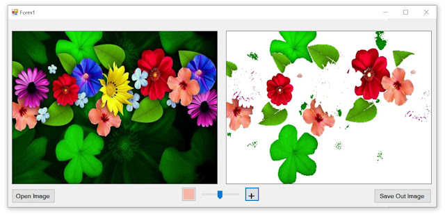 Pick objects from image using csharp image processing