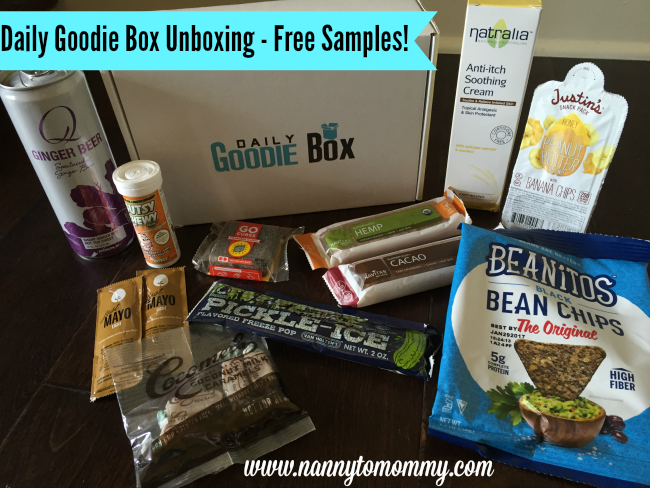 Receive FREE Samples with Daily Goodie Box Unboxing Nanny to Mommy Receive FREE Samples with Daily Goodie Box Unboxing Nanny to Mommy