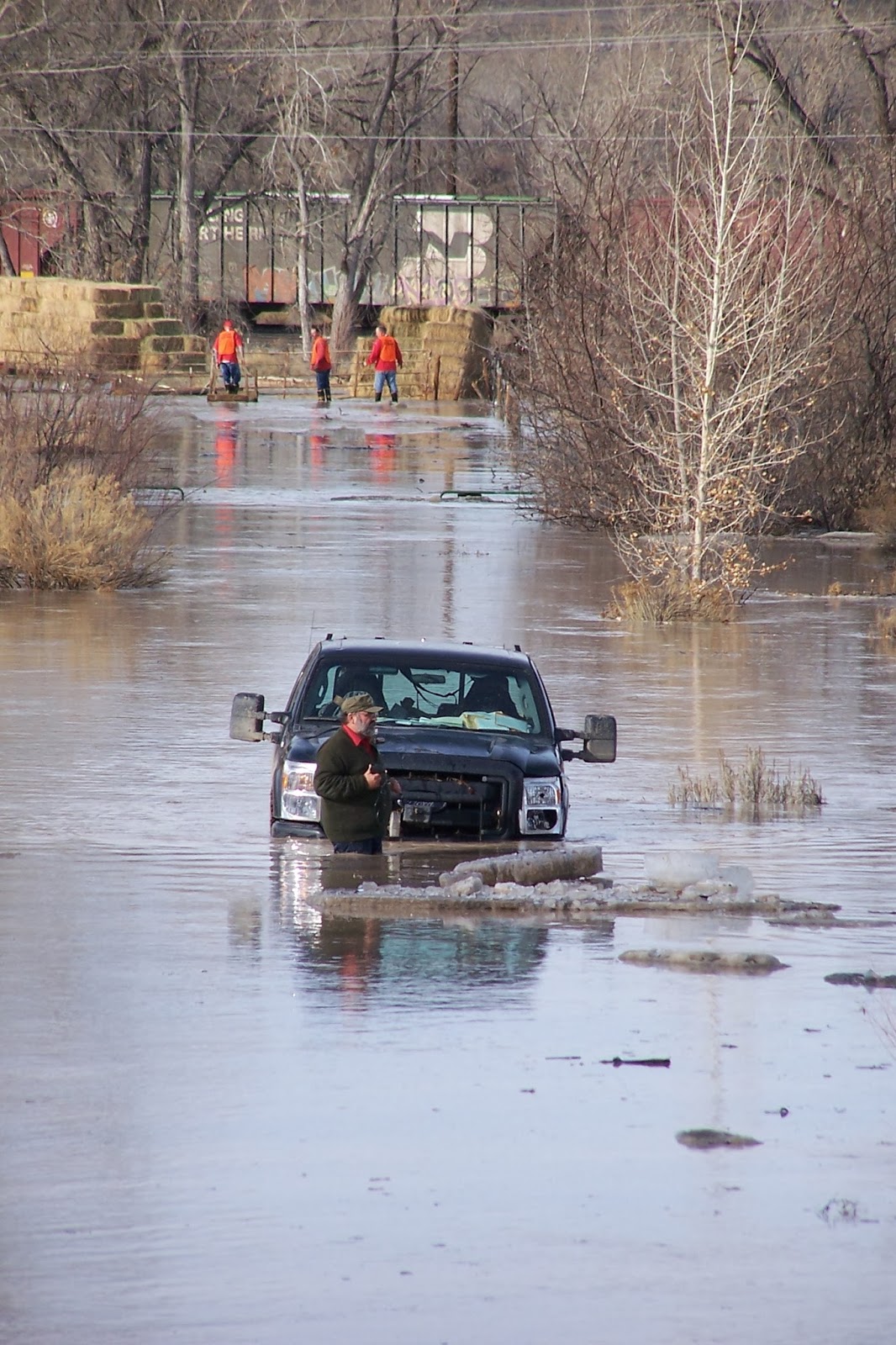 The Casper Cousins Ice Dam Manderson Wyoming