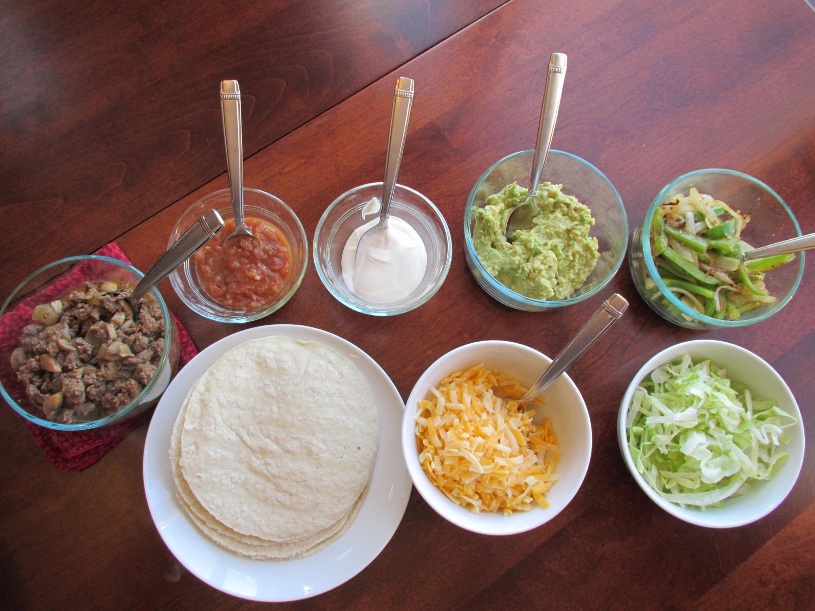 Successfully Gluten Free! Tacos with guacamole and sauteed onions