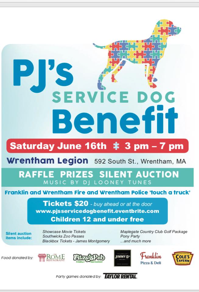 Franklin Matters Pj S Service Dog Benefit June 16