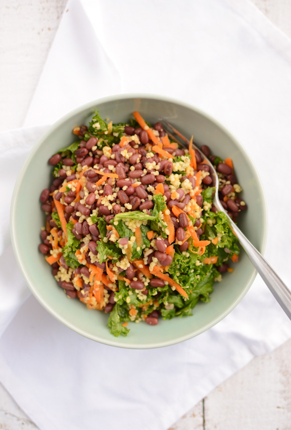 Scandi Home: Adzuki Beans with Millet and Kale