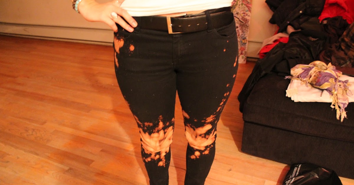 bleach dye cargo pants
