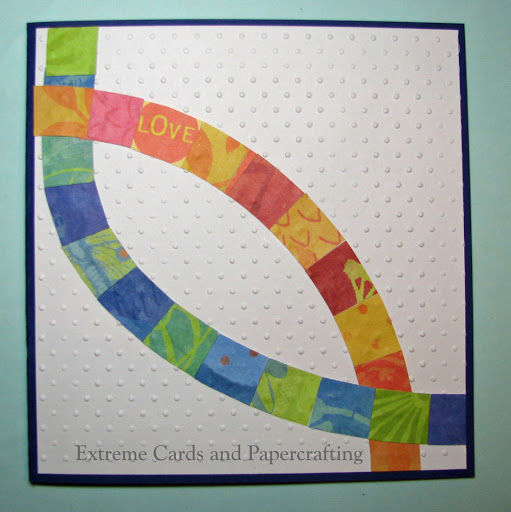 Rainbow Double Wedding Ring Card