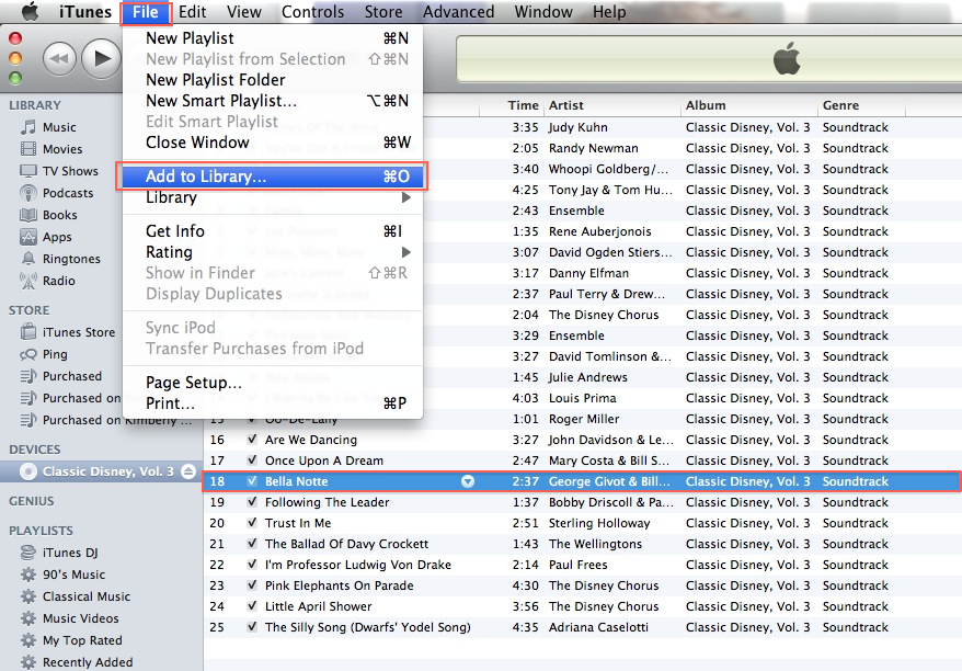 Take a Tech Tip: iTunes: Importing Individual Songs Into Library