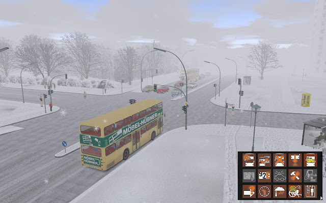 Omnibussimulator OMSI 2 Schnee