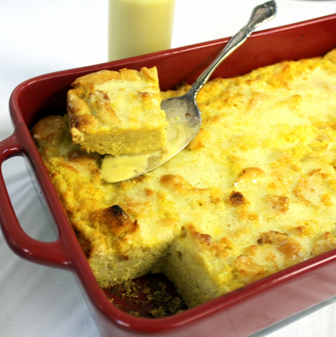52 Ways to Cook Eggnog Bread Pudding with a Bourbon Sauce (or Virgin