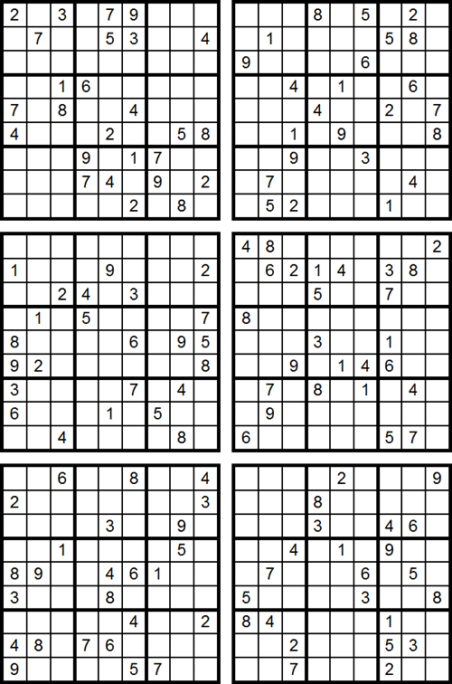 Sudoku Para Imprimir 134