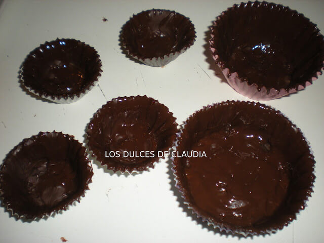 cupcakes de chocolate