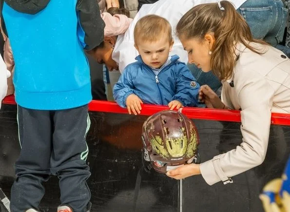 Crown Princess Victoria, Princess Estelle and Prince Oscar attended Prince Daniel's Race and Sports Day at Haga Park