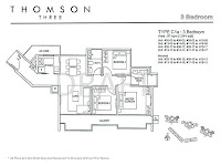 Thomson Three 3 Bedrooms Floor Plans