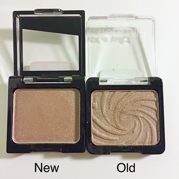 wet n wild coloricon Eyeshadow Single old vs new Nutty wet n wild coloricon Eyeshadow Single old vs new Nutty