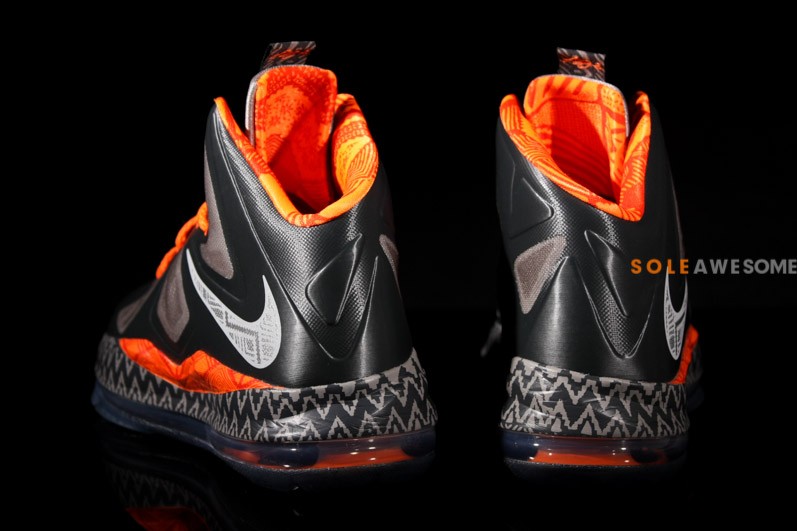 lebron 10 black and orange