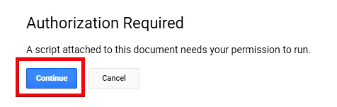 Authorization Required Form Authorization Required Form