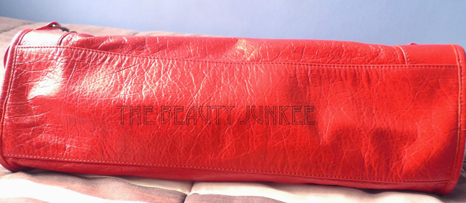 Balenciaga - Authenticated City Handbag - Leather Red Plain for Women, Very Good Condition