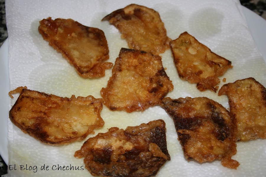 Chips de berenjenas, el blog de chechus