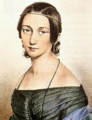 portrait of Clara Schumann