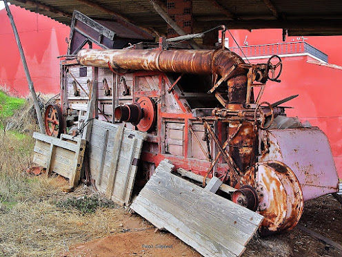 La Rioja de la A a la Z TRILLADORA ANTIGUA Aldealobos