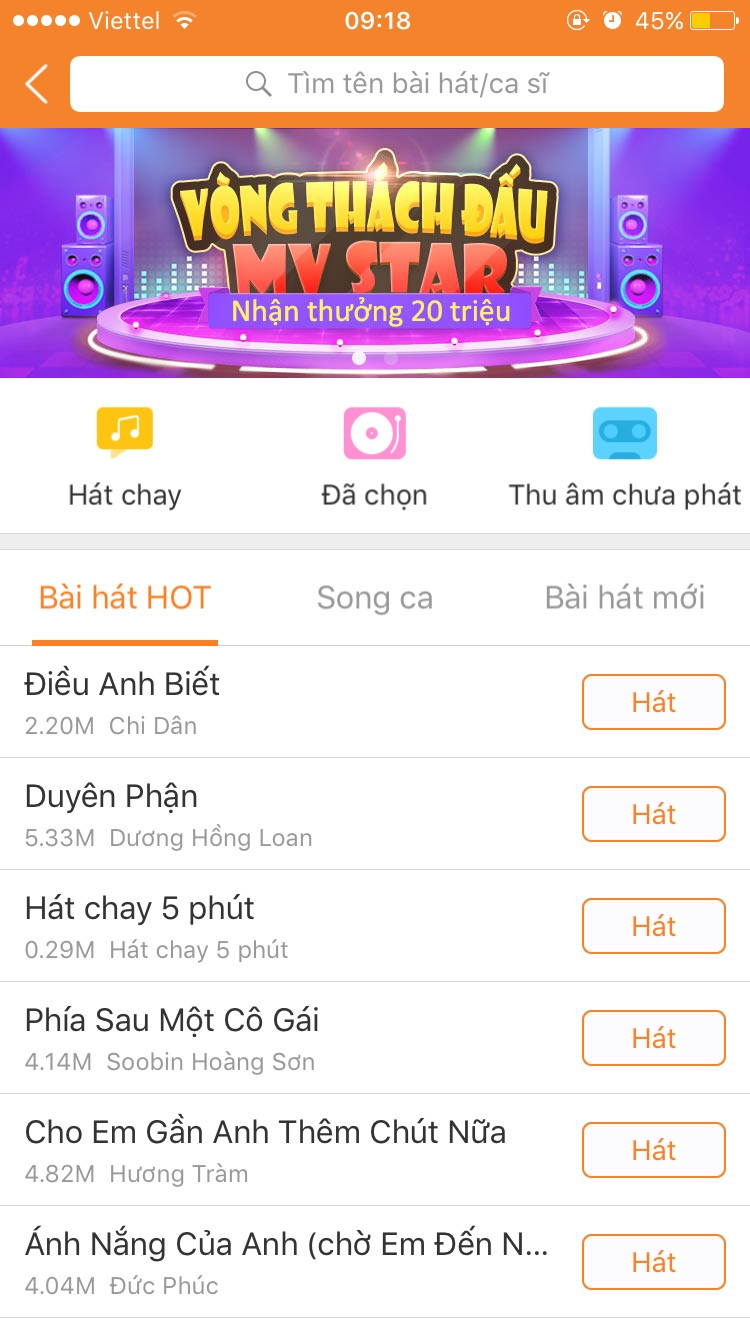 Karaoke now ứng dụng hát karaoke hay như trong phòng thu Thế giới