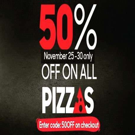 Pizzahut Kuwait  - 50% Off on all the pizzas
