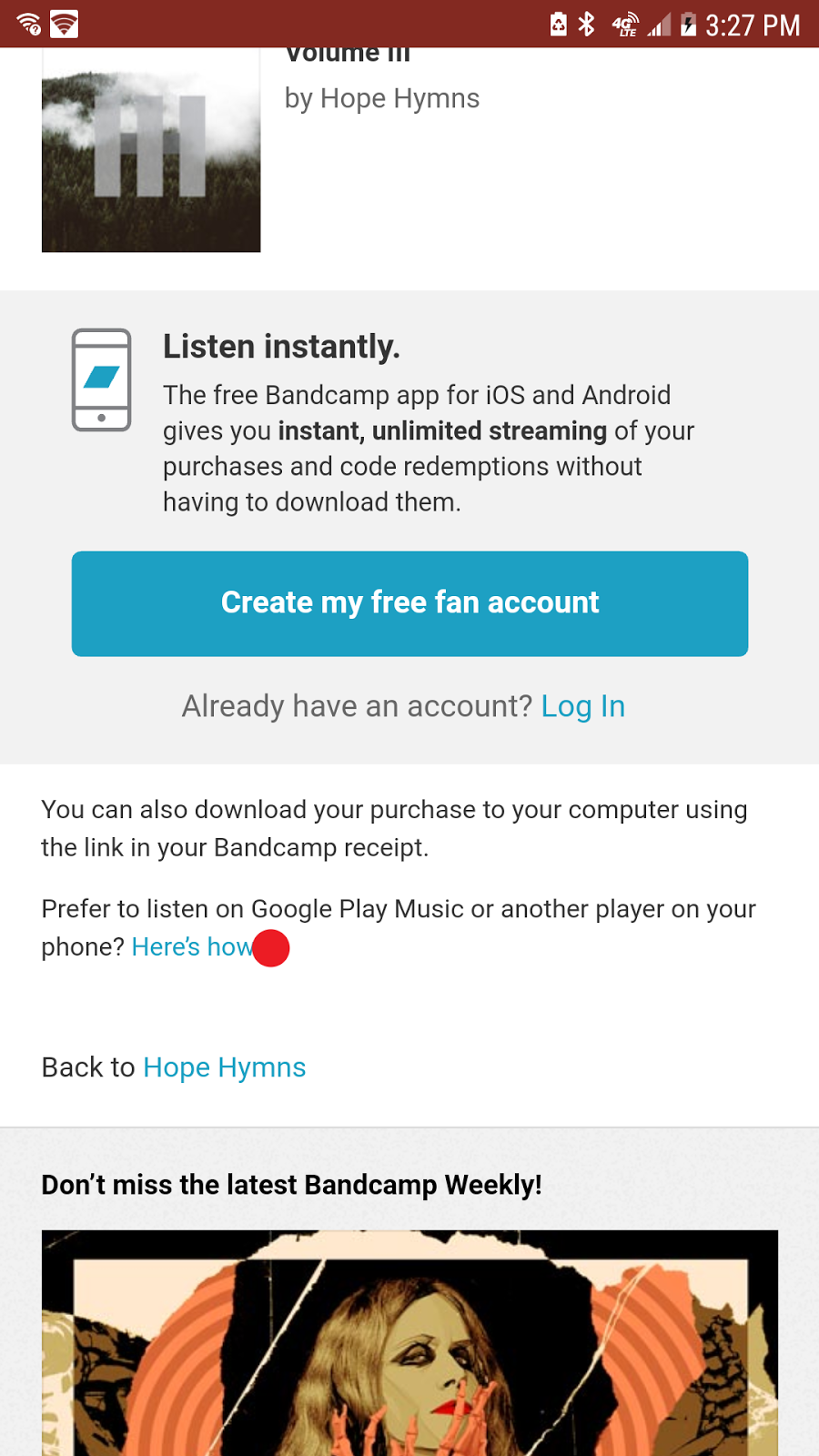 google music download code