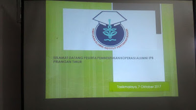 Rapat pembentukan Koperasi Alumni IPB Priangan Timur di Tasikmalaya. Rapat pembentukan Koperasi Alumni IPB Priangan Timur di Tasikmalaya.