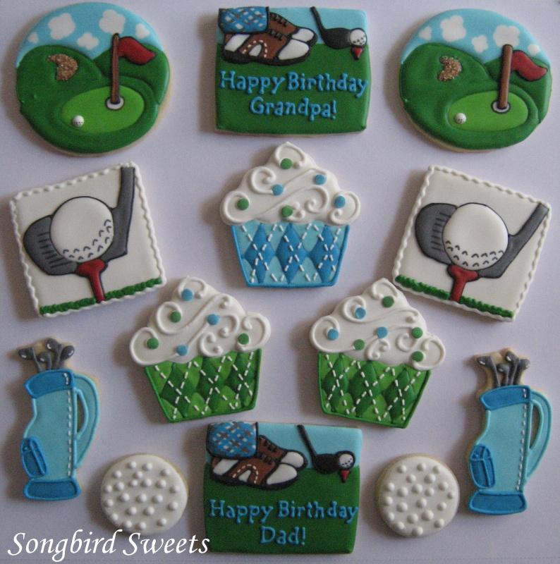 Songbird Sweets Golf Cookies