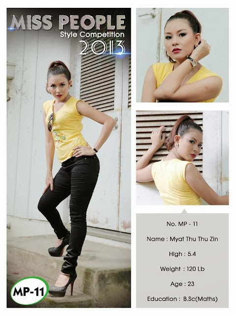 Miss People 2013 - Myanmar Model Girls 